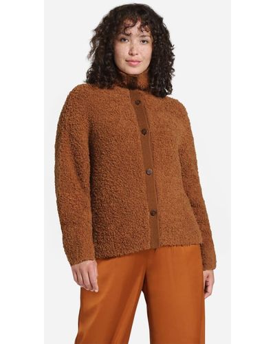 UGG ® Alaura Cloudfluff Sweater Wool Blend Sweaters - Brown