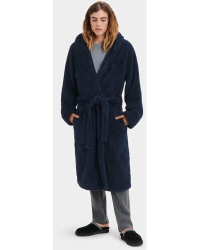 UGG ® Beckett ®fluff Robe Fleece Dressing Gowns - Blue