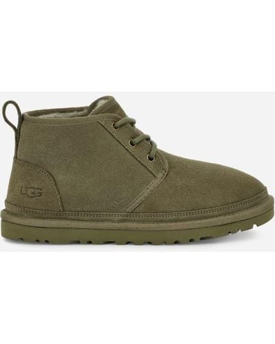 UGG Neumel Leather Shoes Chukka Boots - Green