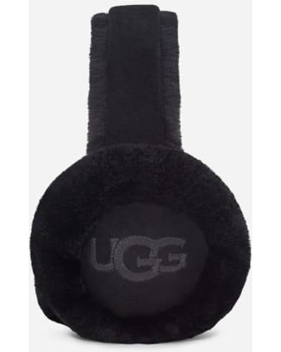 UGG ® Sheepskin Embroidery Earmuff - Black