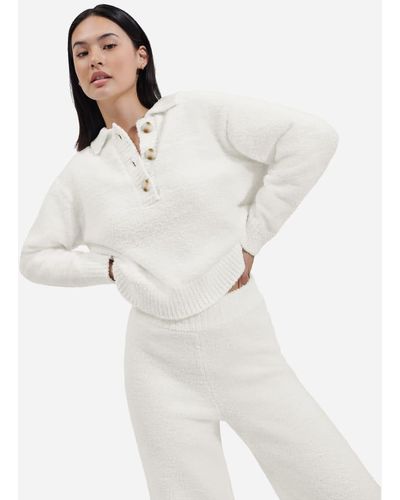 UGG ® Mowery Top Cozy Knit Tops - White