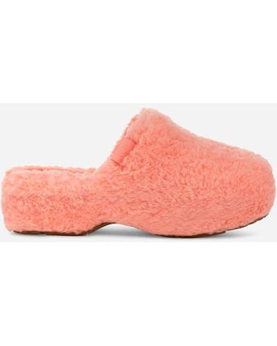 UGG ® Fuzz Sugar Clog Clogs|slippers - Black