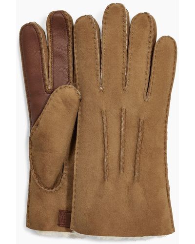 UGG Sheepskin Side Tab Tech Glove - Brown