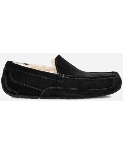 UGG ® Ascot Slipper Suede Slippers - Black