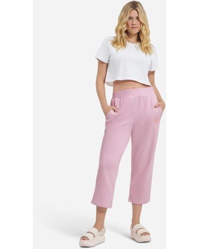UGG Pantalon Keyla pour in Dusty Lilac, Taille XL, Coton - Rose