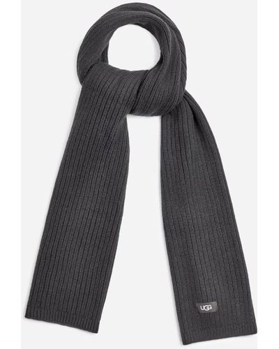 UGG ® Rib Knit Scarf - Grey