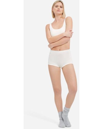 UGG Short Desiray Cheeky Boy pour femme | UE in Nimbus, Taille M, EcoveroTM - Blanc