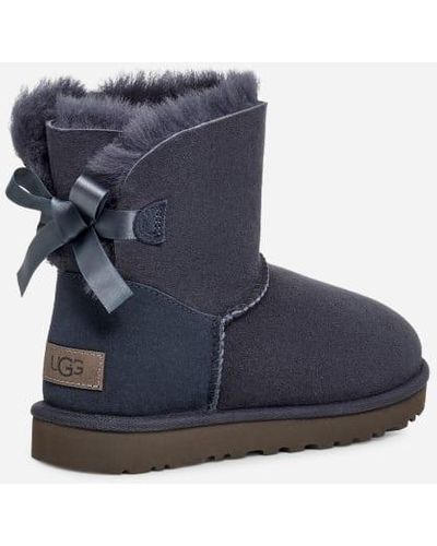 UGG ® Mini Bailey Bow Ii Boot Sheepskin Classic Boots - Blue