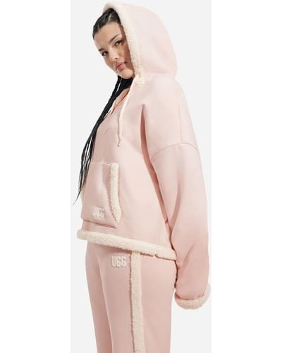 UGG ® Sharonn Bonded Fleece Pullover Hoodies & Sweatshirts - Pink