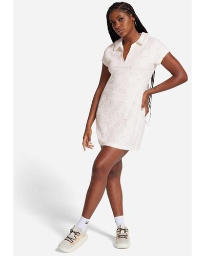 UGG ® Kimmy Dress ®block Terry Cloth/recycled Materials Dresses - White