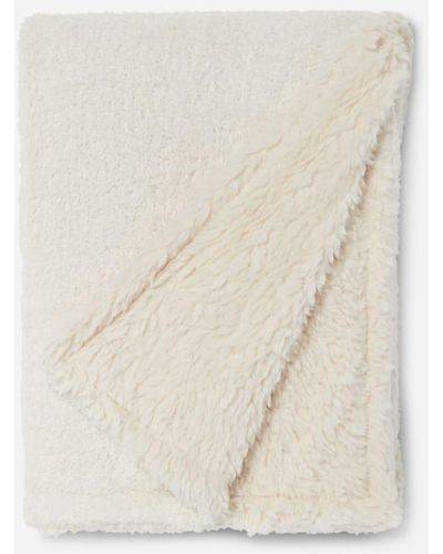 UGG ® Ana Knit Throw Blankets - Natural