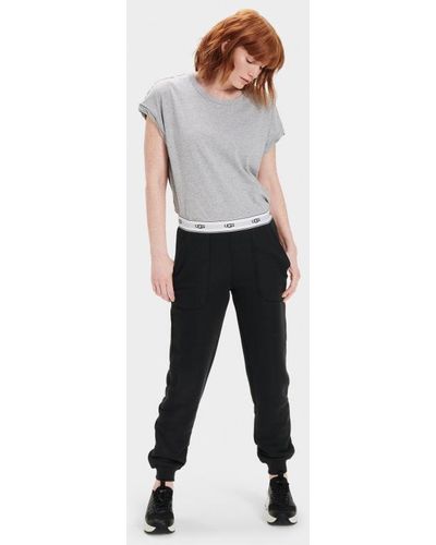 UGG ® Cathy Sweatpants Terry Cloth Pants - White
