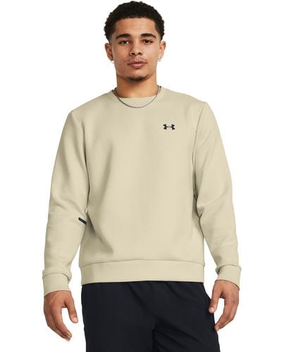 Under Armour Unstoppable Fleece Crew - Natural