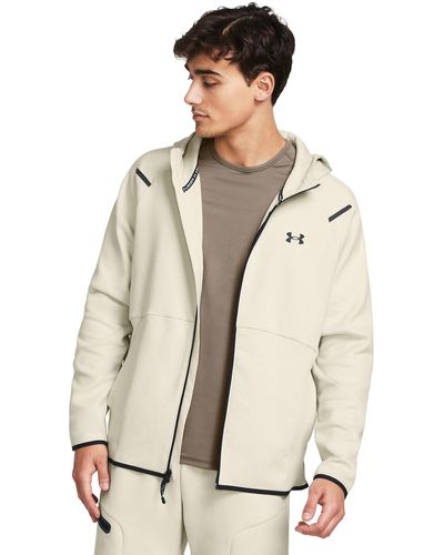 Under Armour Unstoppable Fleece Full-zip - Natural