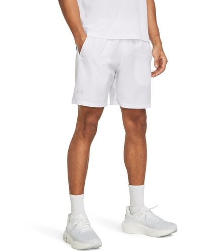 Under Armour Herenshorts Launch 18 Cm - Wit