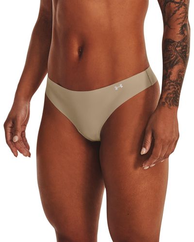 Under Armour Pure Stretch Thong 3pack - Natural