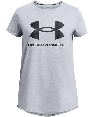 Under Armour Camiseta de manga corta con estampado sportstyle - Gris