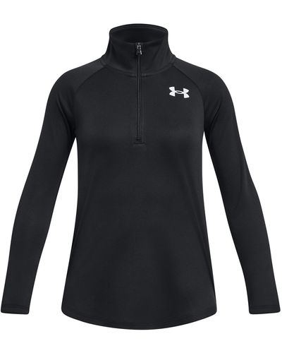 Under Armour Haut 1⁄2 zip à motif techTM - Bleu