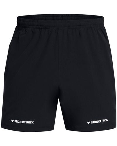 Under Armour Herenshorts Project Rock Ultimate 13 Cm Training - Blauw