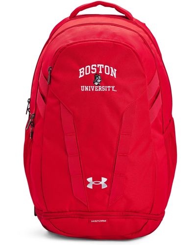 Under Armour Ua Hustle 5.0 Collegiate Backpack - Red