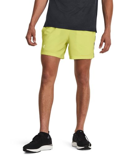 Under Armour Short 13 cm launch run - Jaune