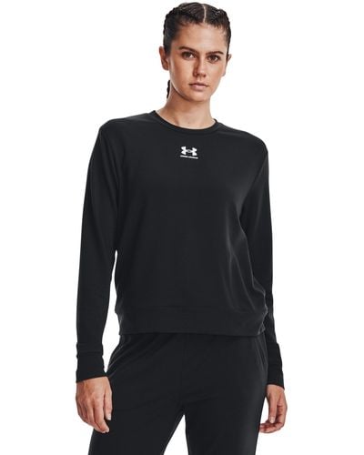 Under Armour Rival Terry Crew - Black