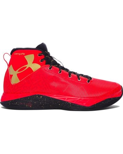 Under Armour Men's Ua Fireshot Basketball Shoes - Red