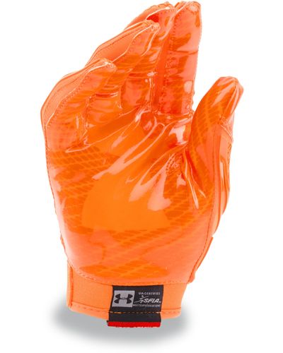 Under Armour Men's Ua Swarm Ii Football Gloves - Orange