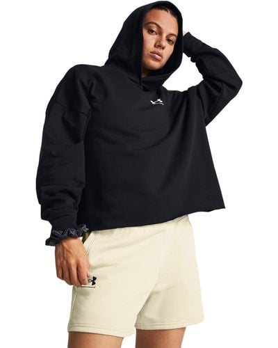 Under Armour Rival Terry Oversized Hoodie - Blue