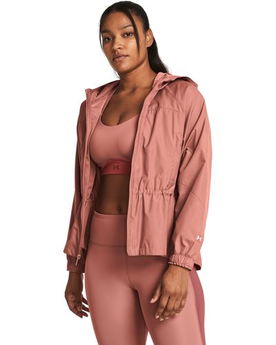 Under Armour womens Woven Full Zip Oversized Jacket : : Clothing,  Shoes & Accessories