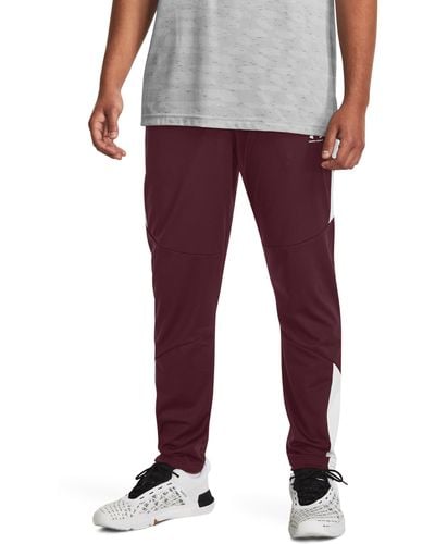 Under Armour Pantaloni Tricot Track - Rosso