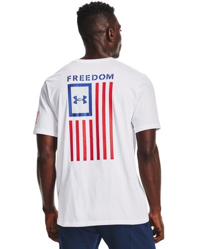 Under Armour Ua Freedom Flag T-shirt - White