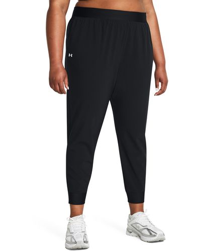 Under Armour Armoursport hose mit hohem bund aus webstoff für - Schwarz