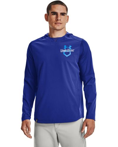Under Armour Ua Hooded Cage Jacket - Blue