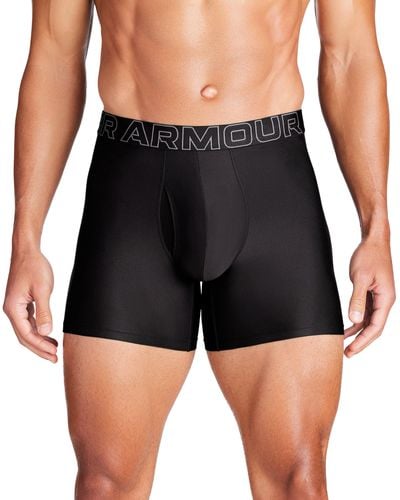 Under Armour Ua Performance Tech 6" 3-pack Boxerjock - Black