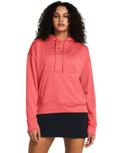 Under Armour Ua Fish Pro Terry Hoodie - Red