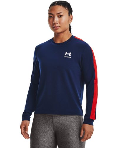 Under Armour Ua Freedom Rival Terry Crew - Blue