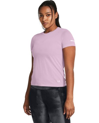 Under Armour T-shirt à manches courtes seamless stride - Violet