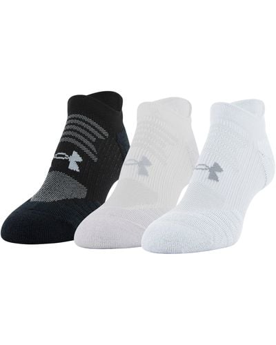 Under Armour Ua Play Up No Show Tab Socks 3-pack - White