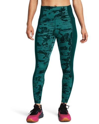 Under Armour Leggings project rock let's go printed ankle - Verde