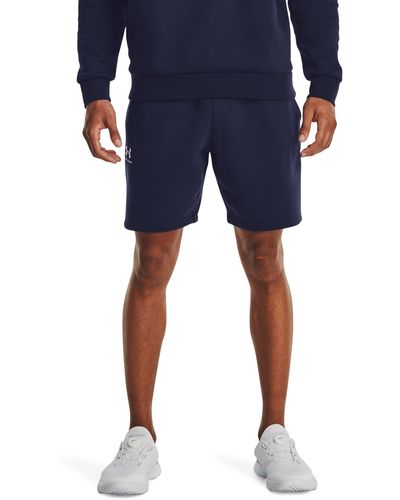 Under Armour Shorts essential fleece - Blu
