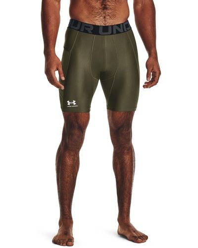 Under Armour Heatgear® kompressions-shorts für marine od - Grün