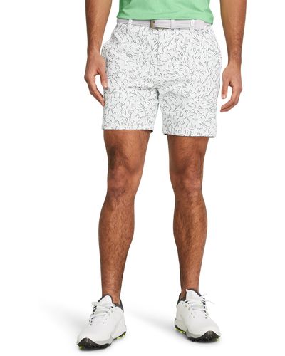 Under Armour Iso-chill shorts 18 cm mit aufdruck für - Weiß