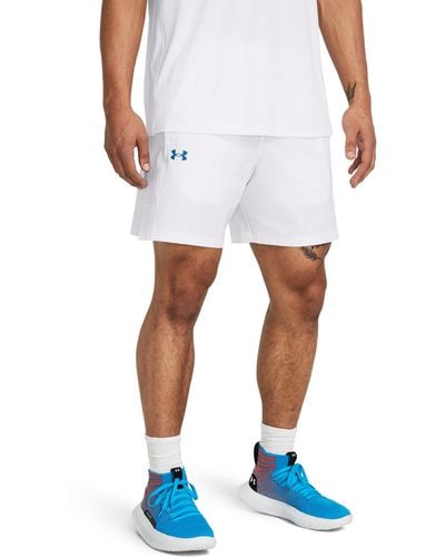 Under Armour Herenshorts Zone Woven - Wit