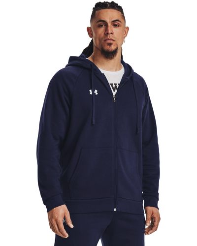 Hooded sweatshirt Under Armour Rival Terry Hoodie-BLU