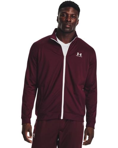 Under Armour Sportstyle Tricot Jacket - Purple