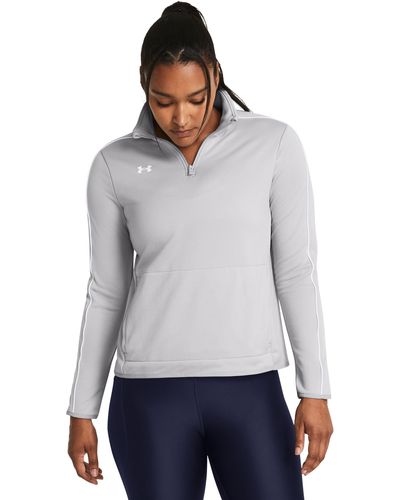 Under Armour Ua Command Warm Up 1⁄4 Zip - Gray