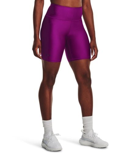 Under Armour Heatgear® Bike Shorts - Purple