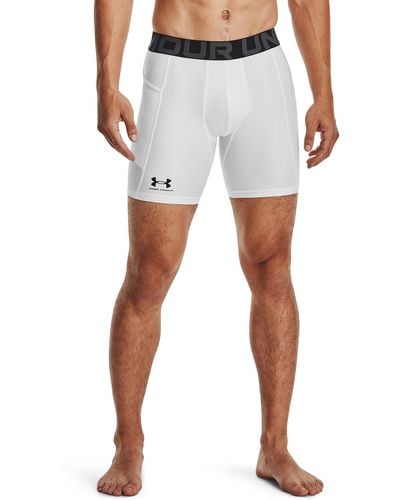 Under Armour Pantalón corto de compresión heatgear® - Blanco