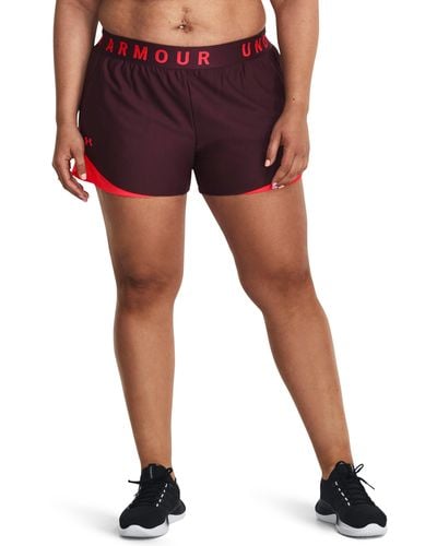 Under Armour Shorts Play Up 3.0 - Rosso